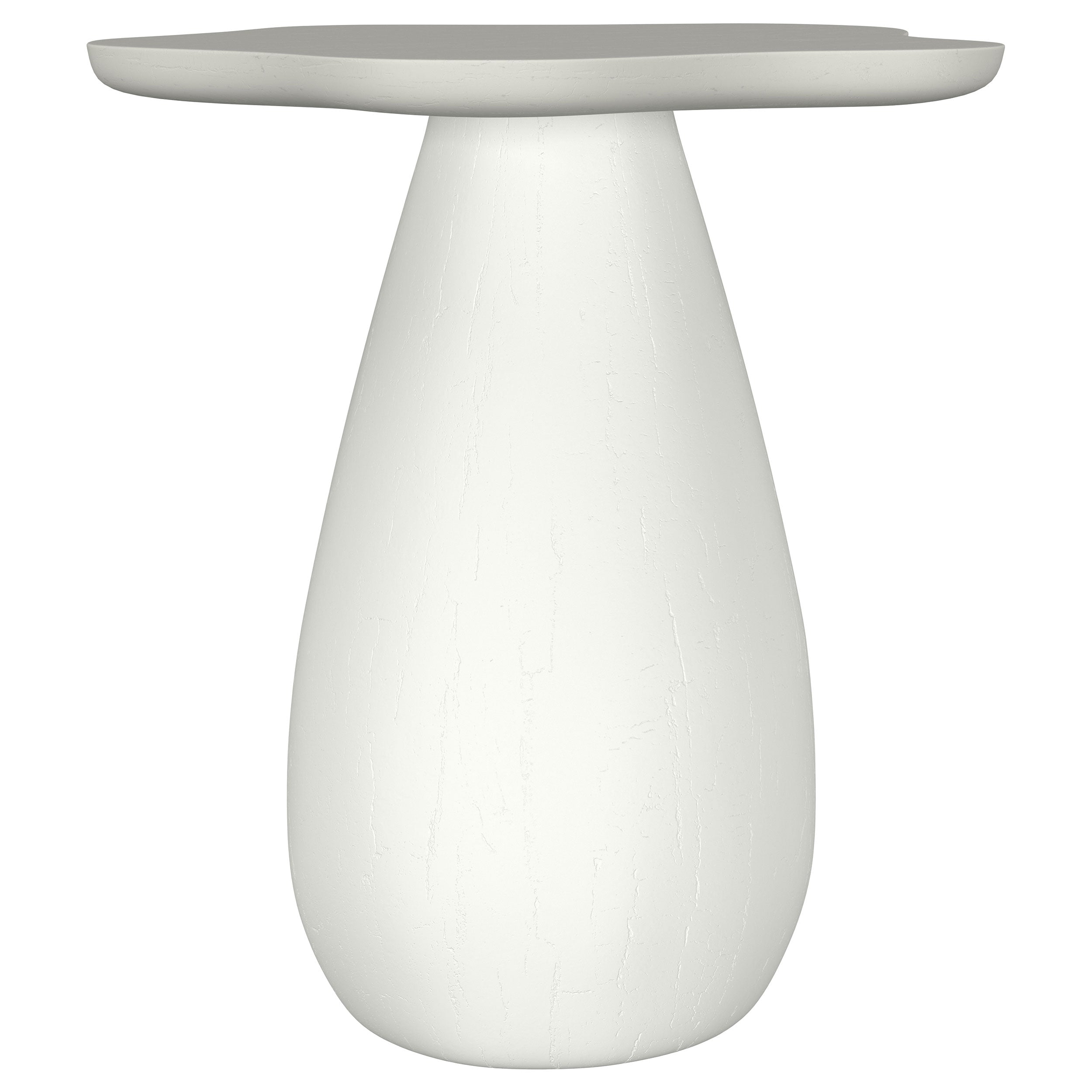 Perth 17-inch Side Table with Cloud-Shaped Top Off White
