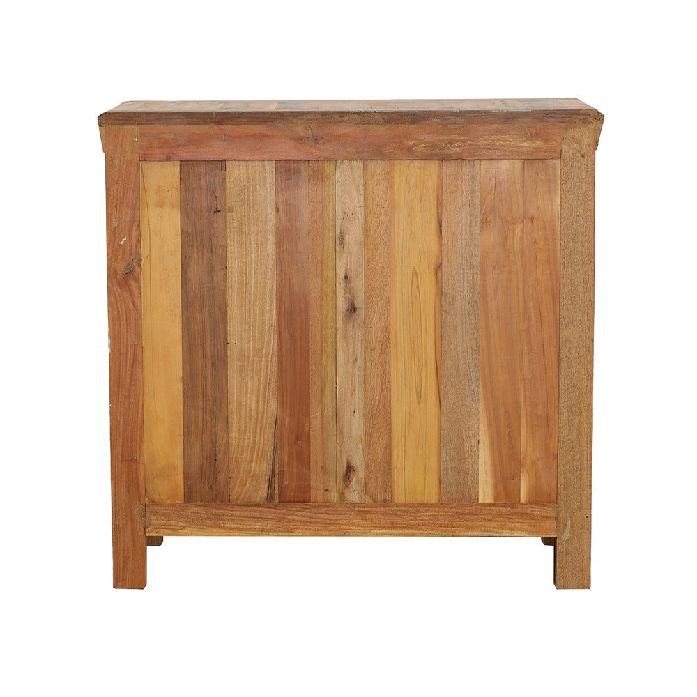 Harper 3-door Solid Reclaimed Wood Accent Cabinet Brown