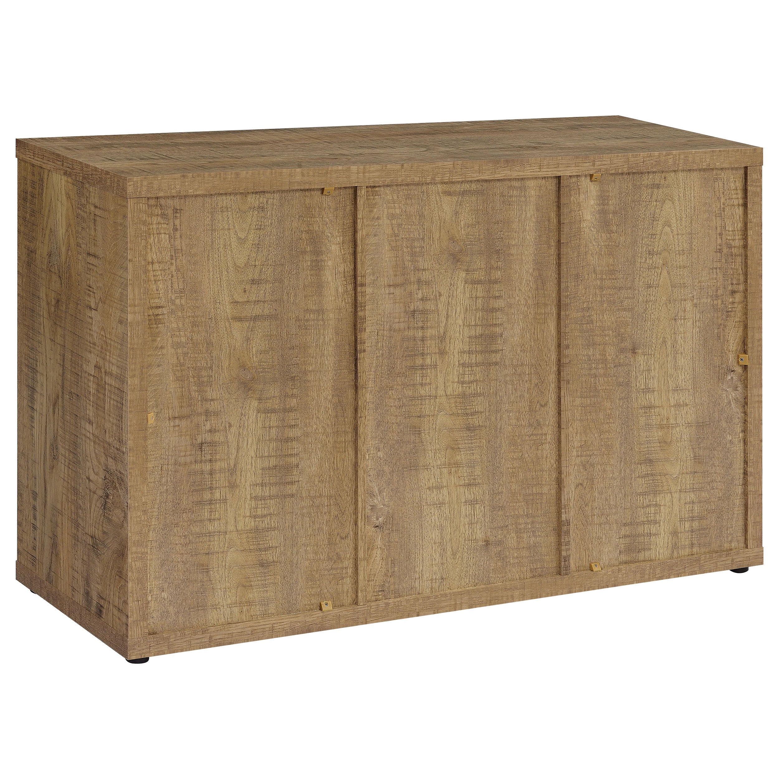 Pepita 2-door Engineered Wood Accent Cabinet Mango Brown