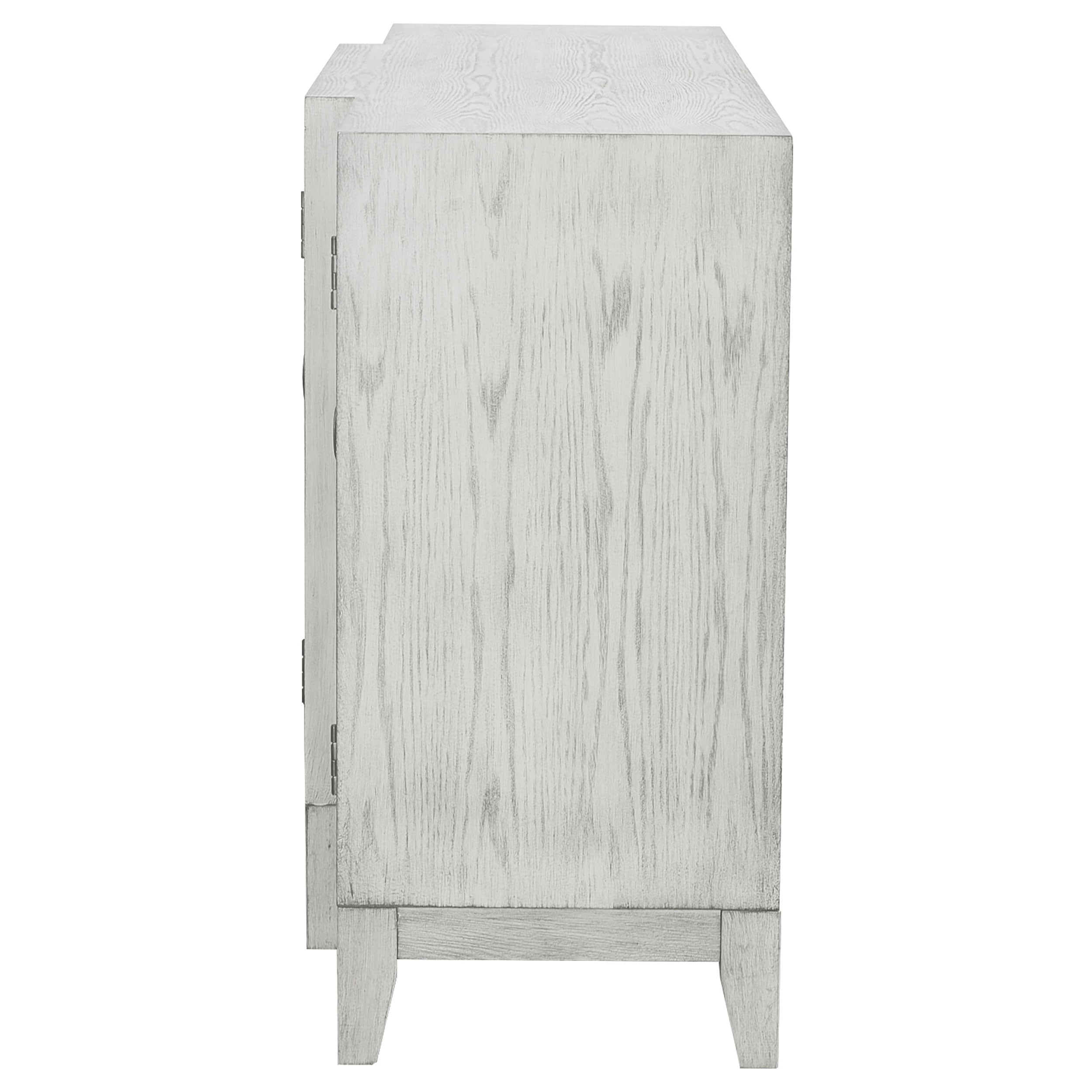 Mckellen 4-door Accent Cabinet Antique White