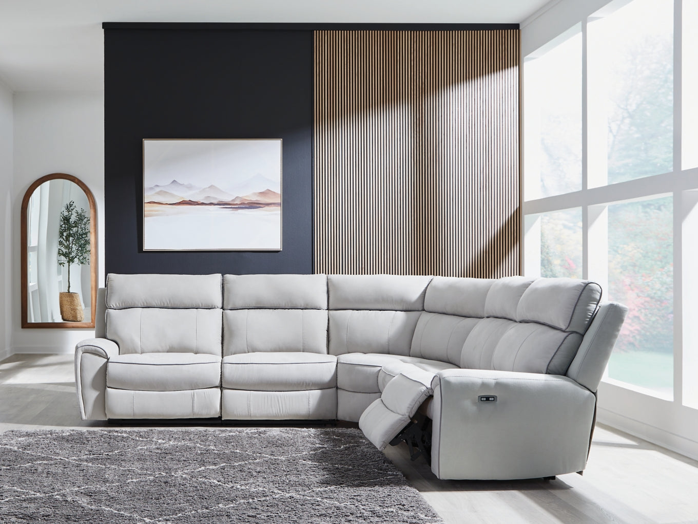 Grafton Pike 5-Piece Power Reclining Sectional