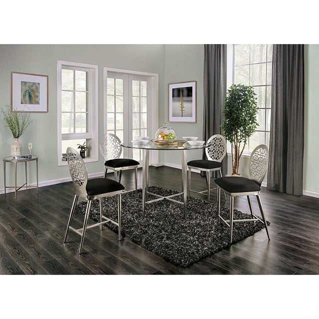 Abner Silver Counter Height Table