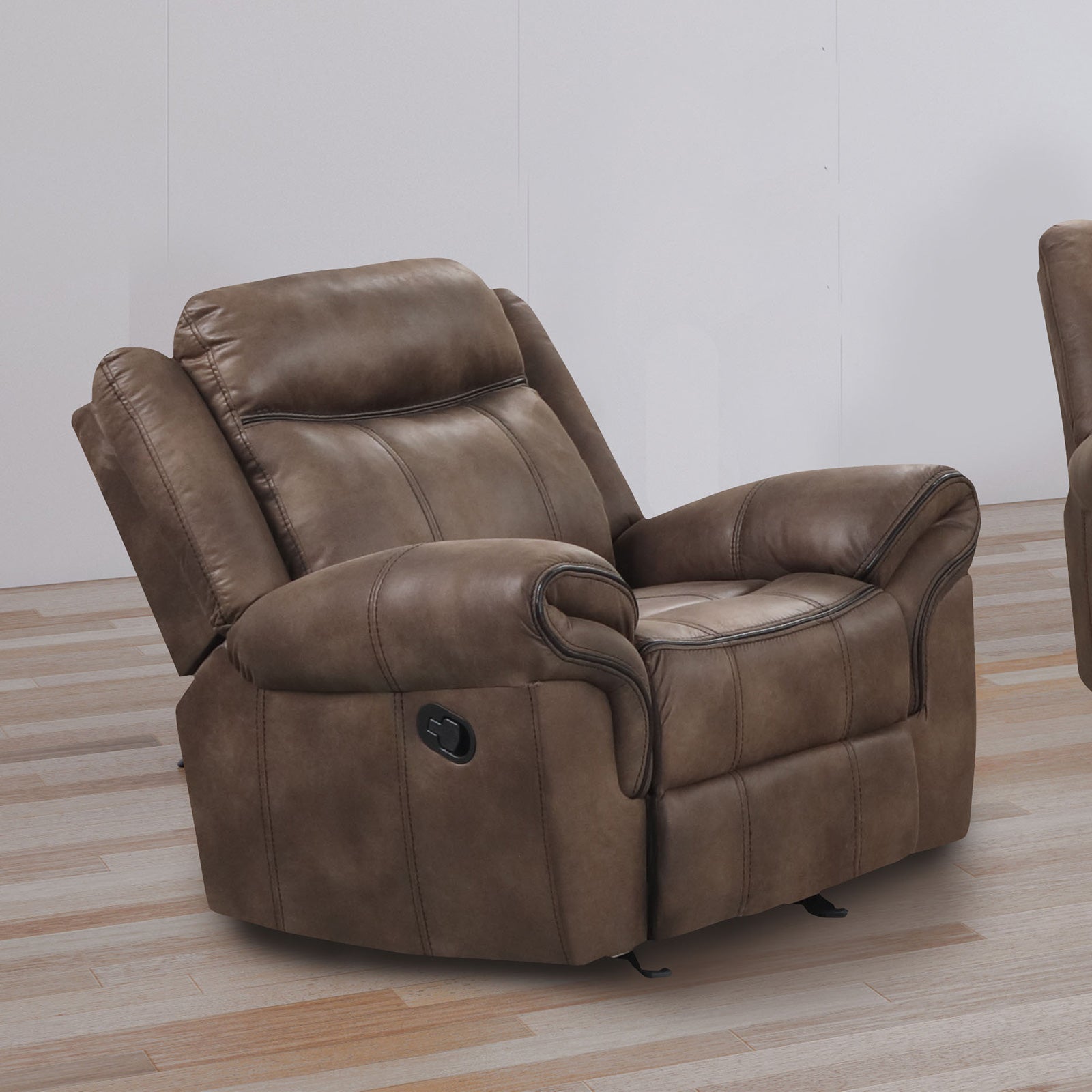 Agata Brown Sofa & Loveseat & Chair