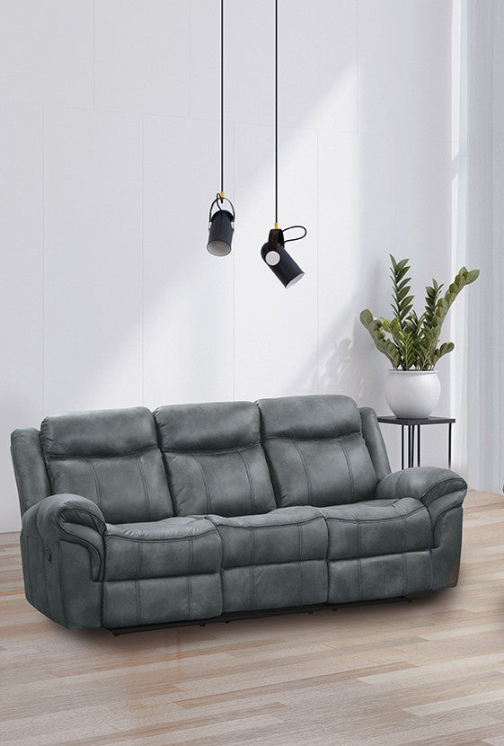 Agata Dark Gray Living Room Set / 3-piece