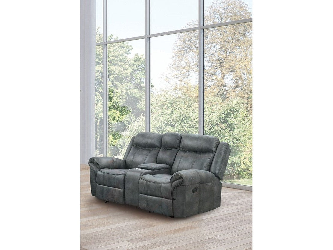 Agata Dark Gray Loveseat