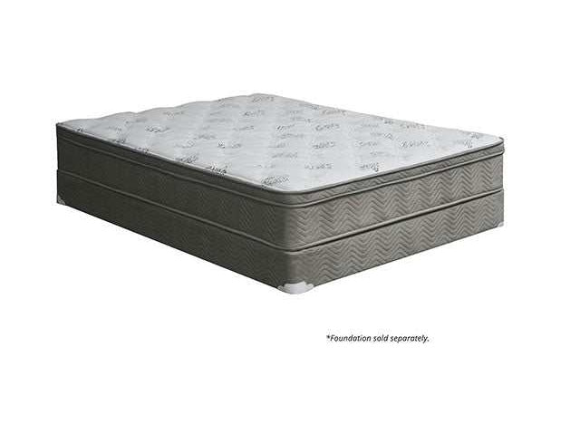 Aleksa White/Gray 11" Euro Top Queen Mattress