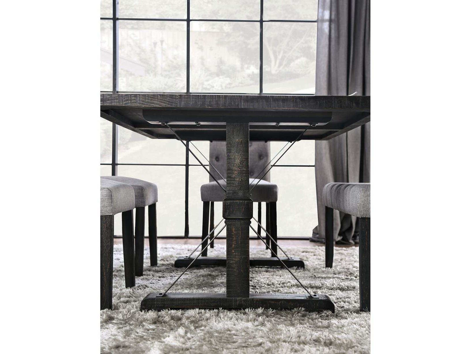 Alfred Antique Black 7 Pc. Dining Room Set