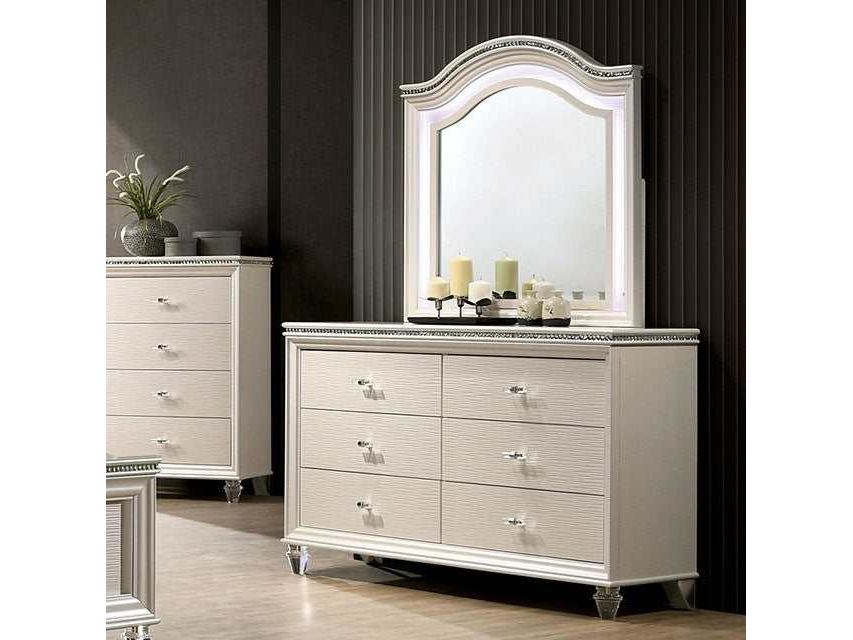 Allie Pearl White Dresser