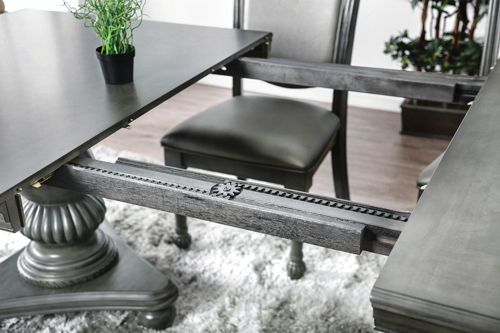 Alpena Gray 7 Pc. Dining Room Set
