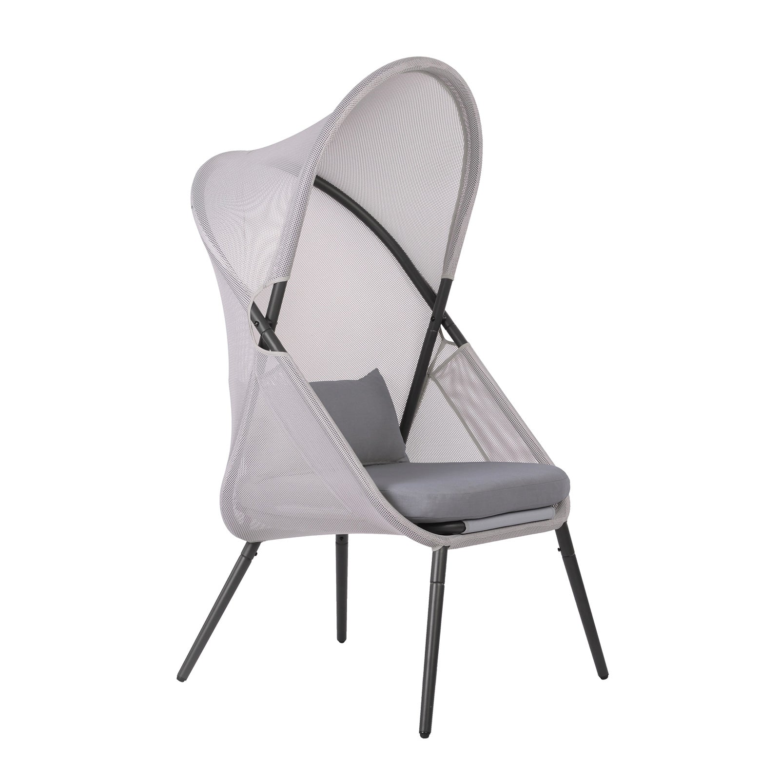 Alverta Light Gray Outdoor Chair
