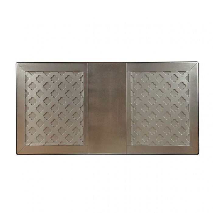 Amina Champagne Dining Table w/ 18" Leaf