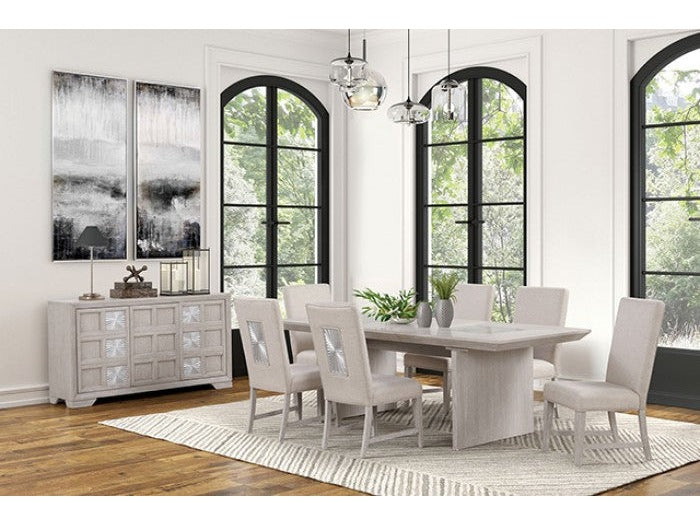 Argenthart Light Gray Dining Table