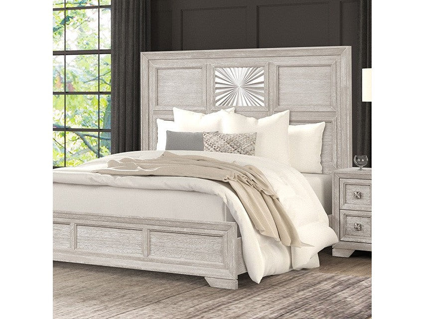 Argenthart Light Gray Queen Bed