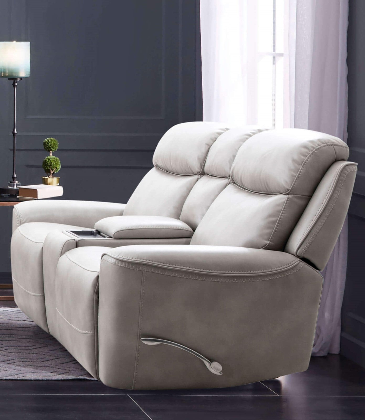 Artemia Light Taupe Power Reclining Sofa & Loveseat