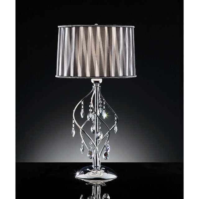 Arya Black/Chrome Table Lamp