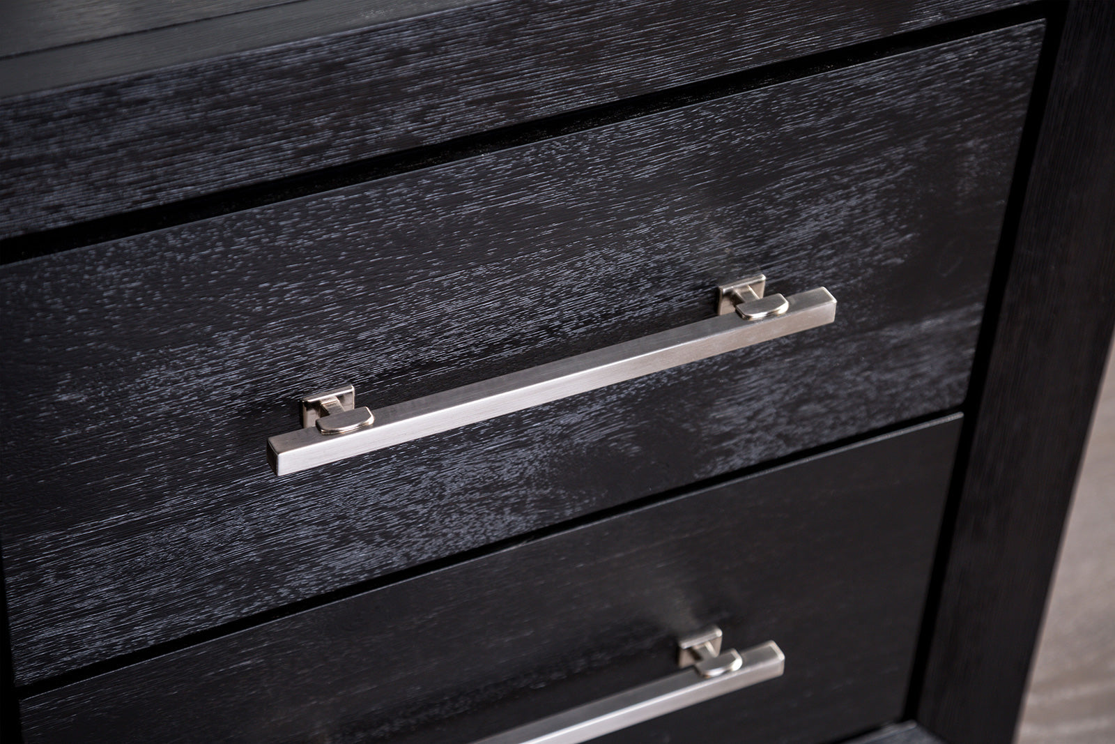 Ashbourne Black Nightstand