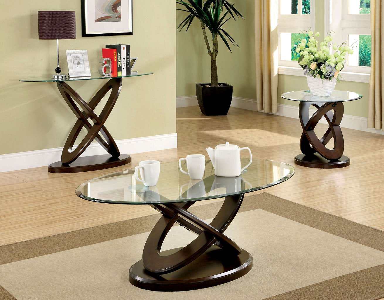 Atwood Dark Walnut End Table