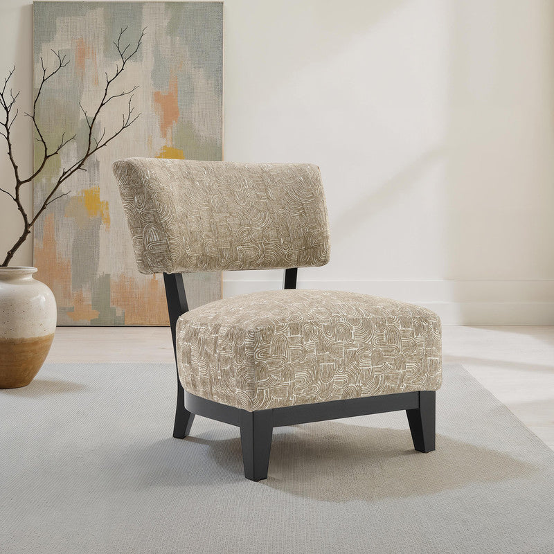 Aveni Beige Accent Chair