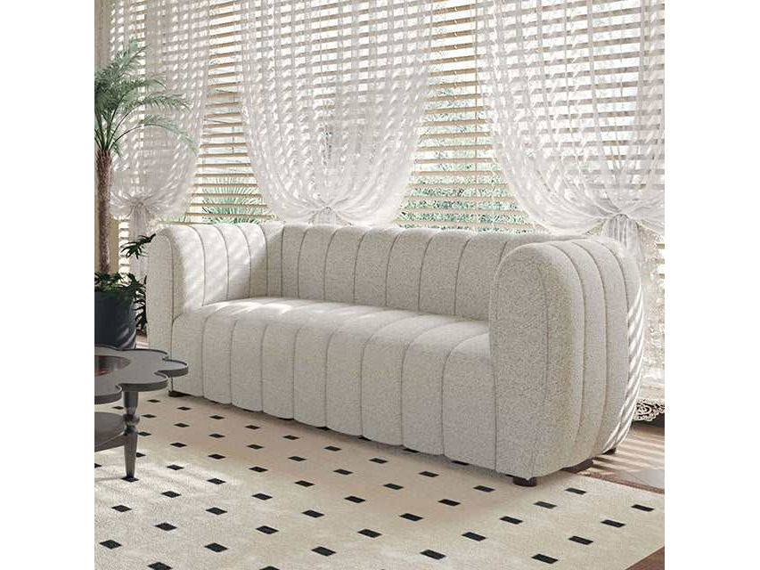 Aversa Off-White Loveseat