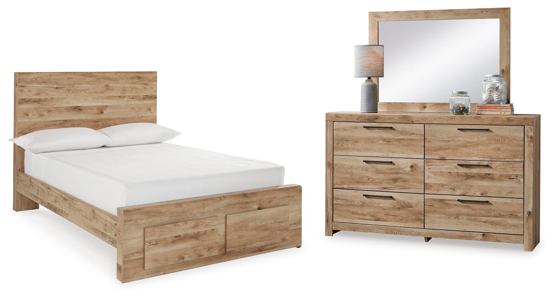 Hyanna Panel Storage Bed Bedroom Set