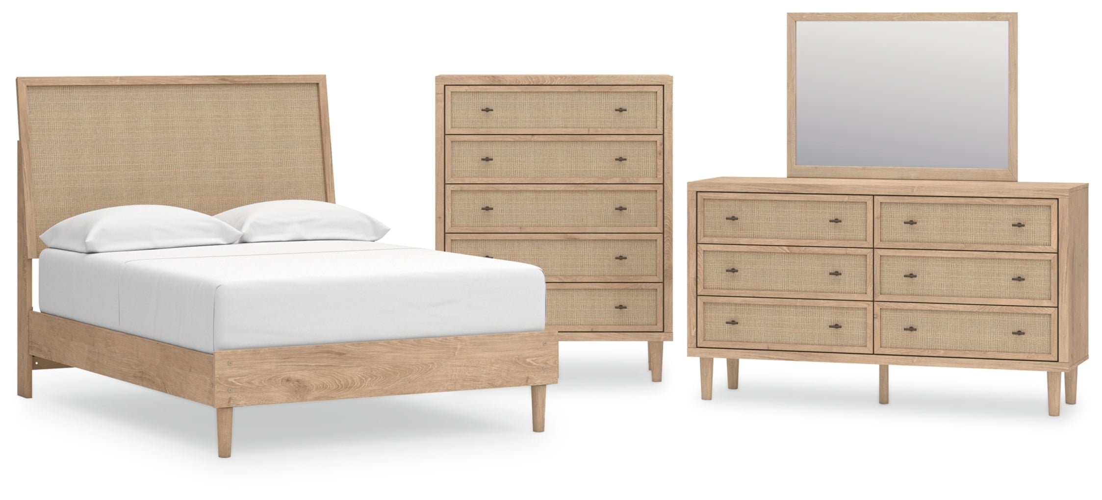 Cielden Bed, Dresser, Mirror, Chest & Nightstand, Bedroom Set
