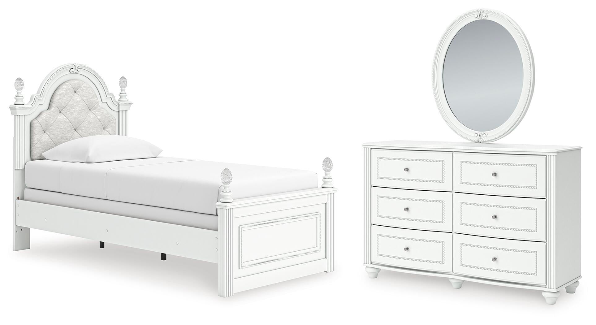 Kozlani Upholstered Panel Bed Bedroom Set