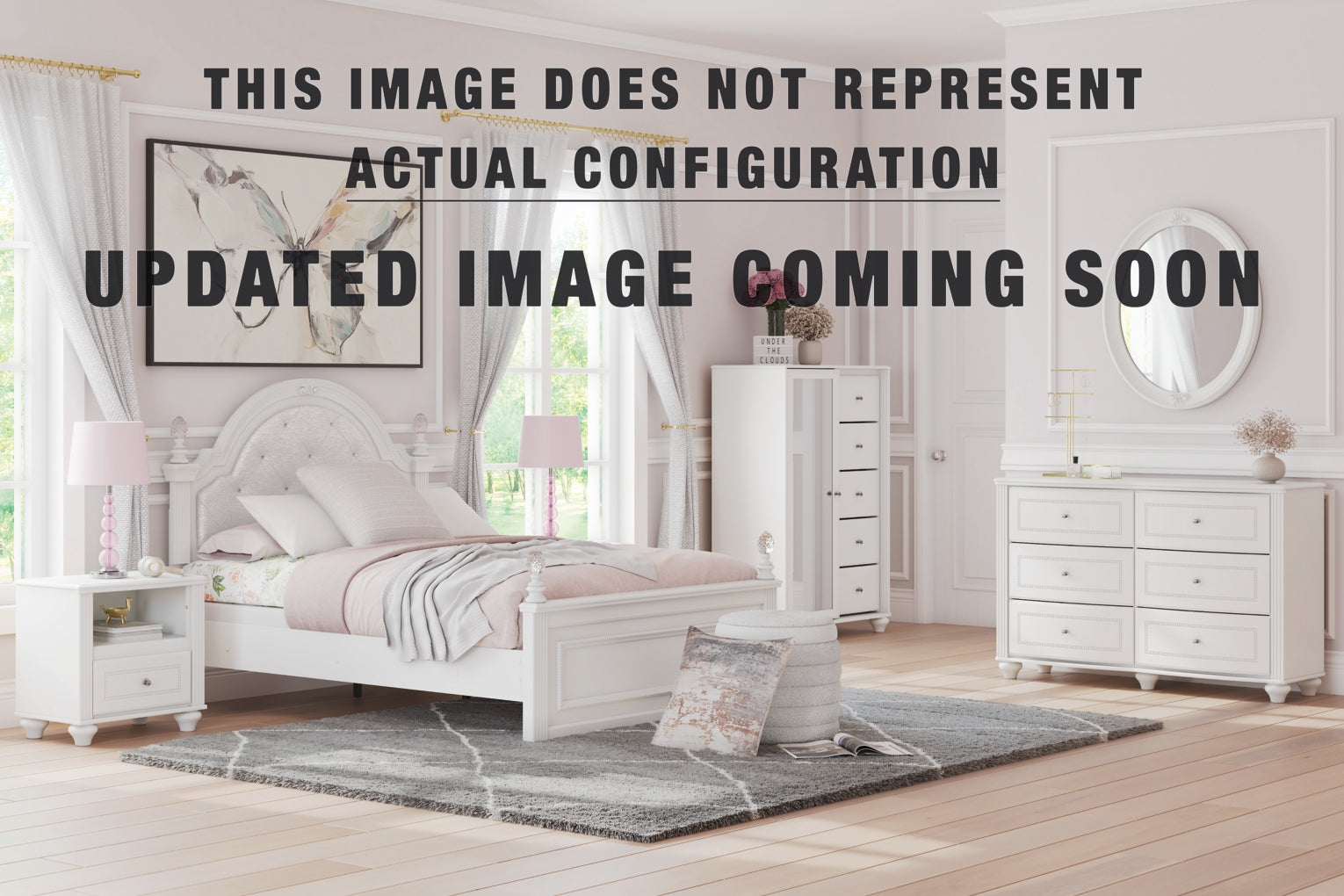 Maylilly Upholstered Panel Bed with Storage
