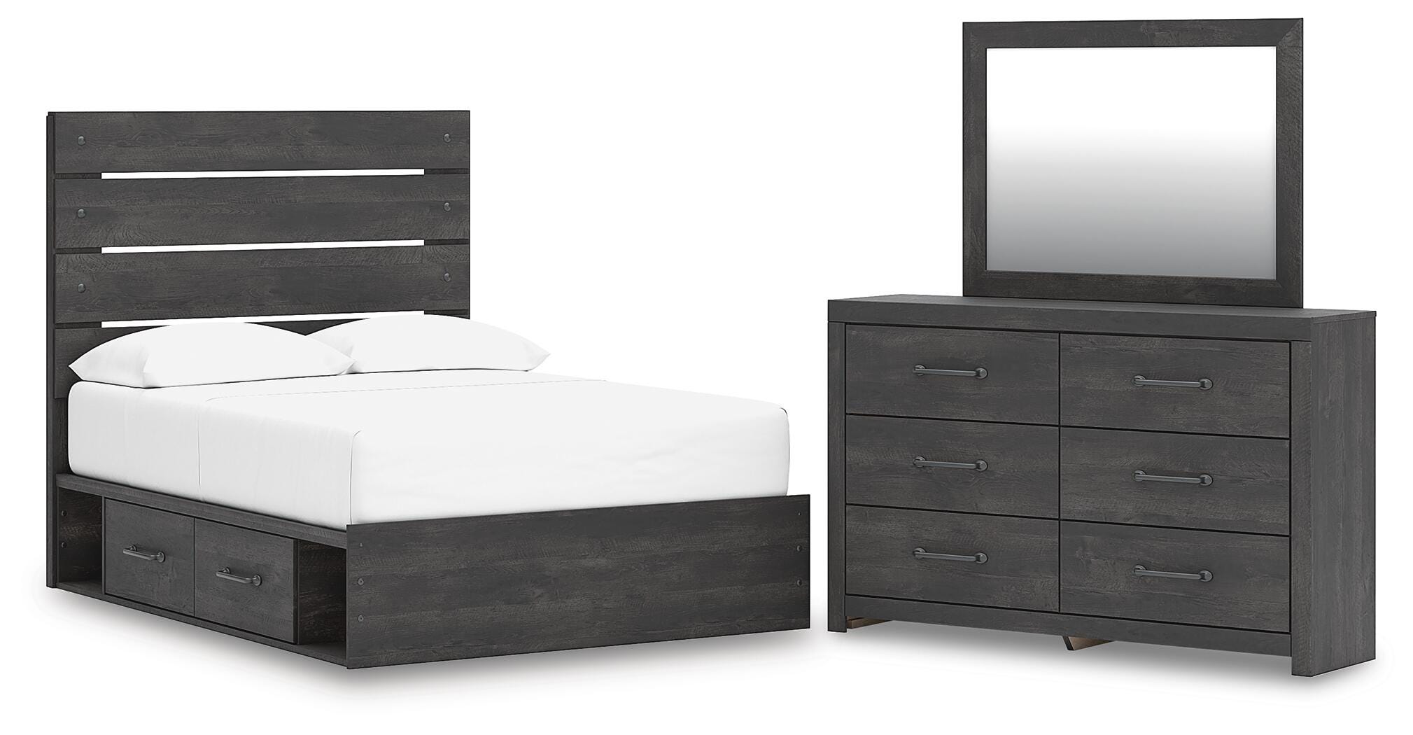 Hollivern Panel Bed Bedroom Set