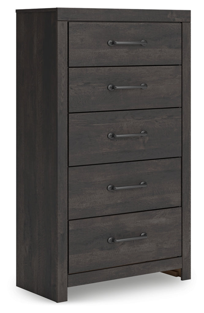 Delmorta Five Drawer Chest
