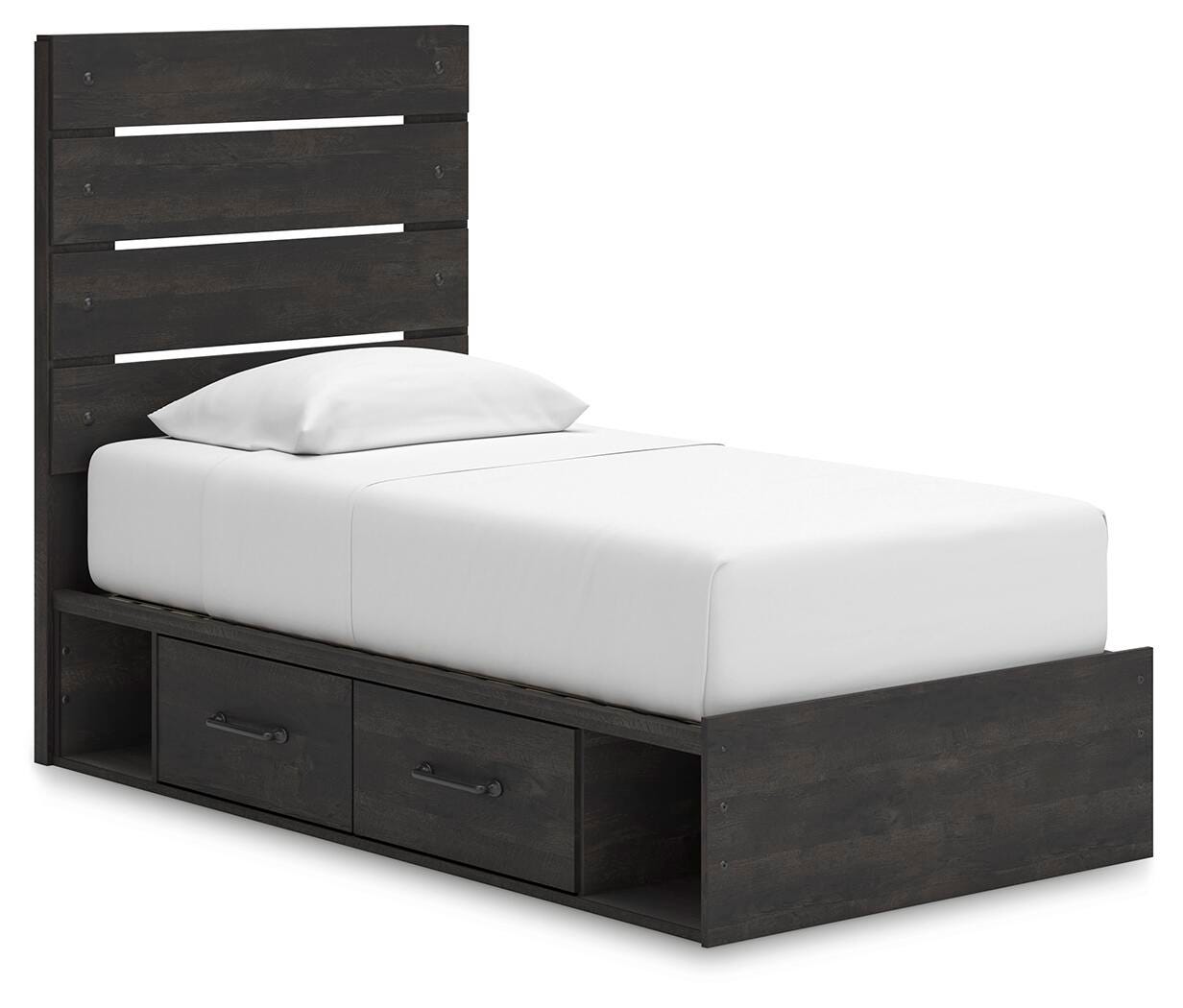 Delmorta Panel Storage Bed
