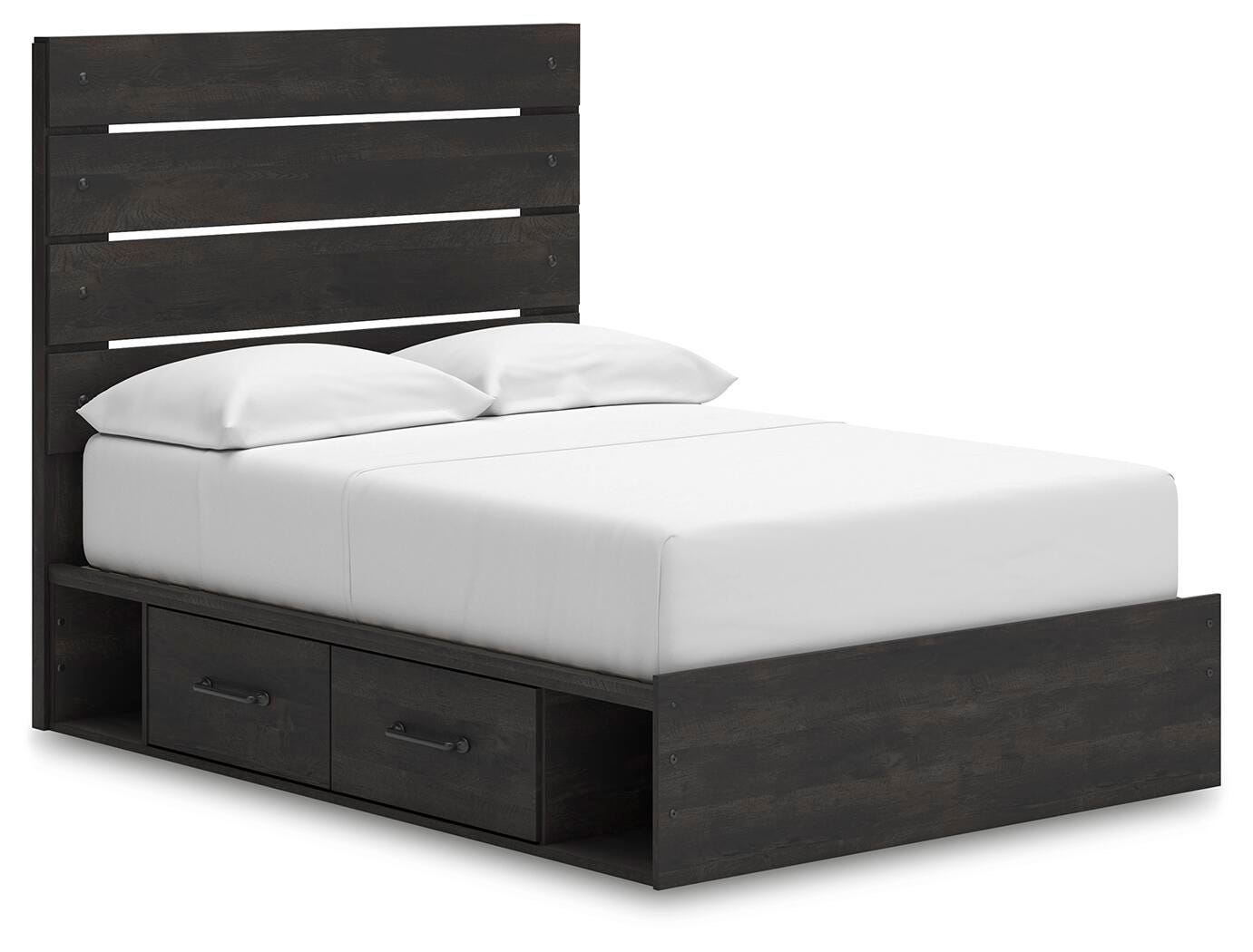 Delmorta Panel Bed with Storage