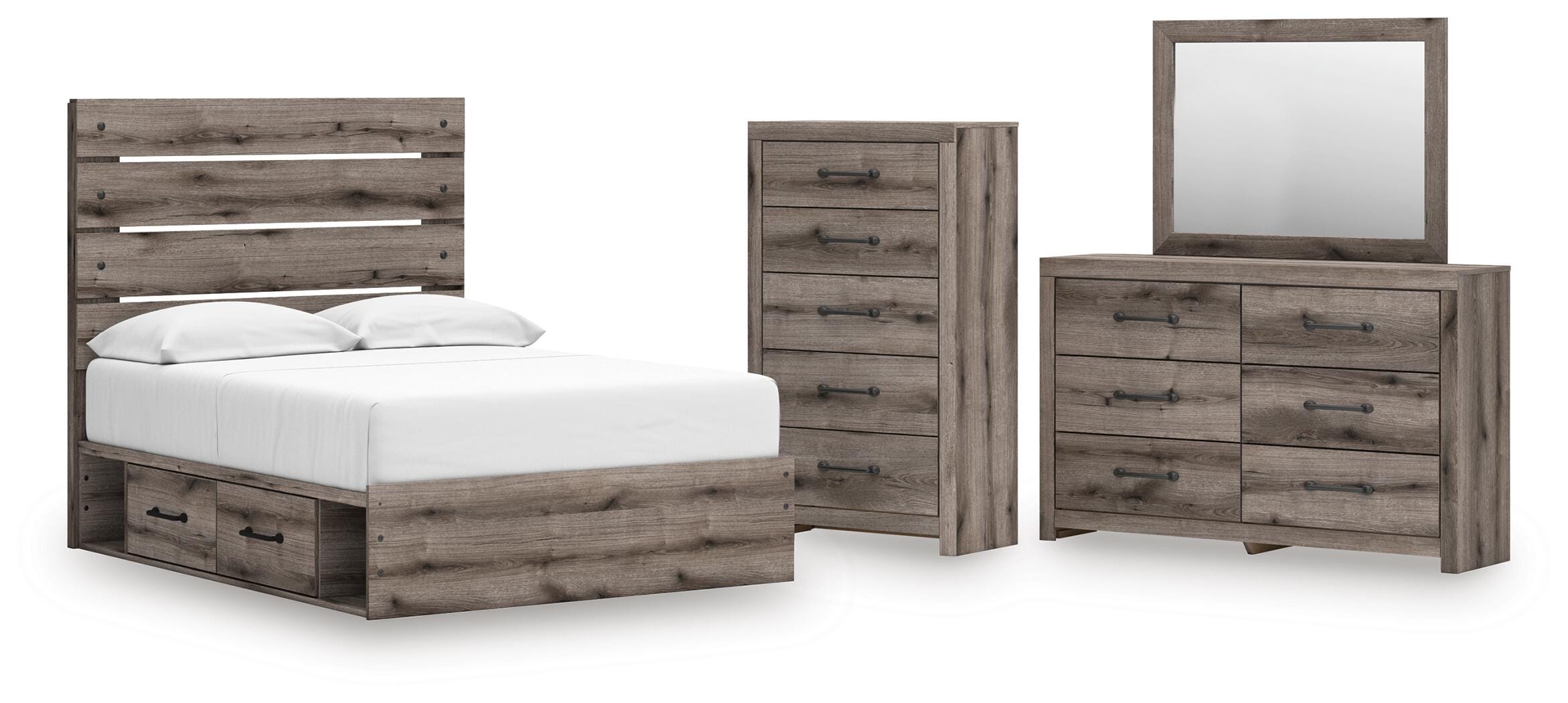 Graystorm Panel Bed Bedroom Set