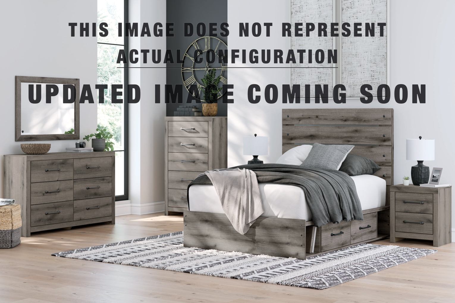 Urbanoore Panel Bed with Storage