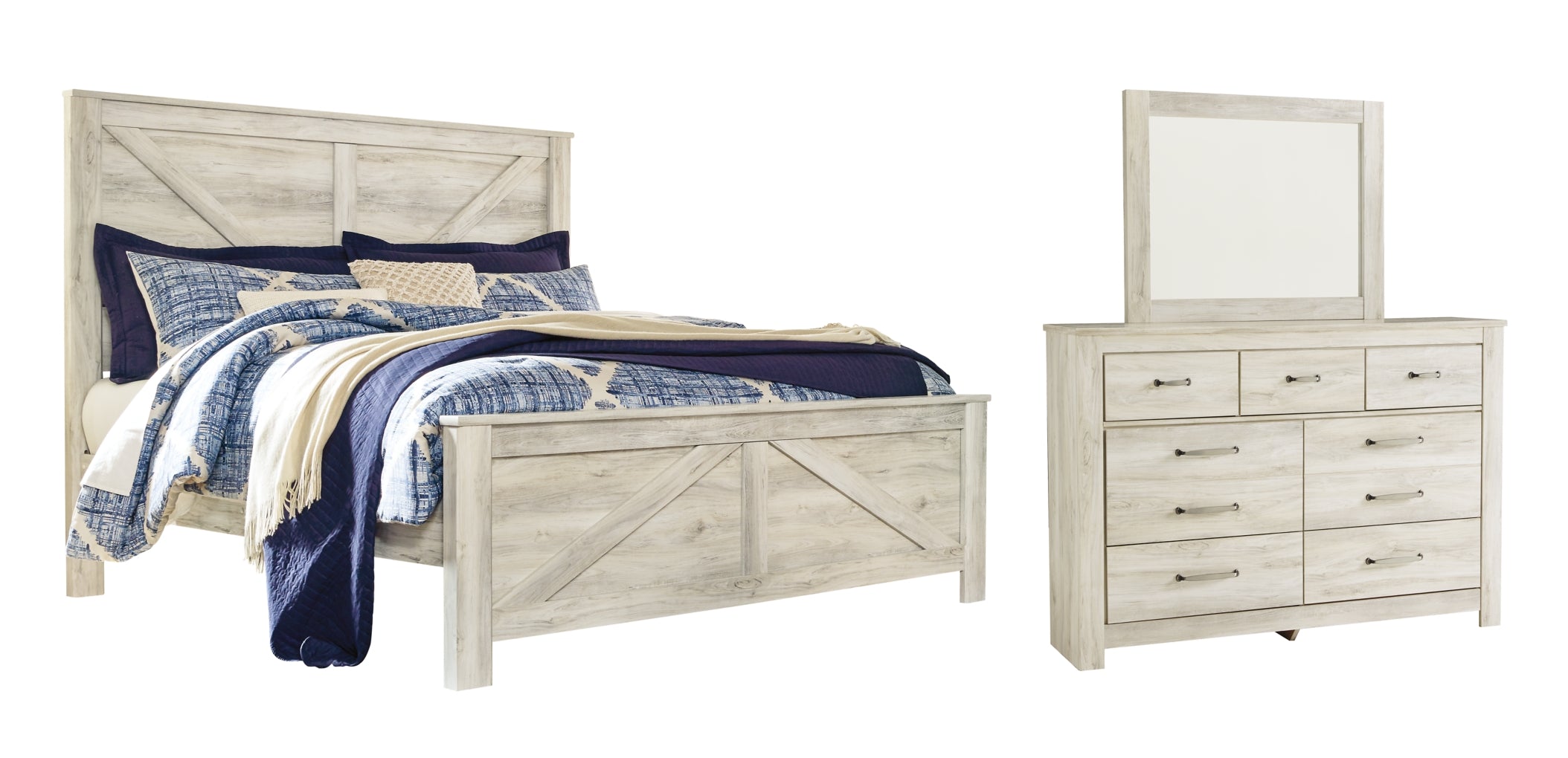Bellaby Bed, Dresser, Mirror, Chest & Nightstand, Bedroom Set