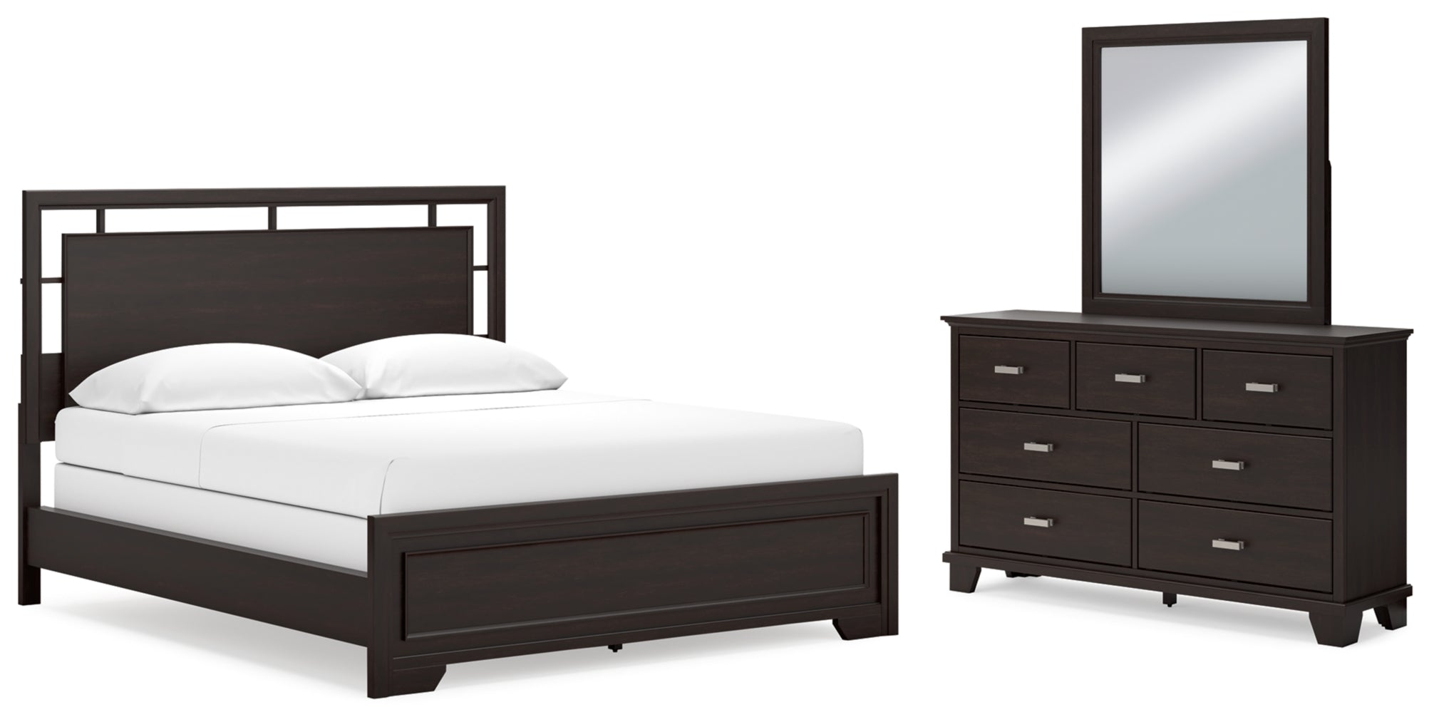 Covetown Panel Bed, Dresser, Mirror, Chest & Nightstand, Bedroom Set