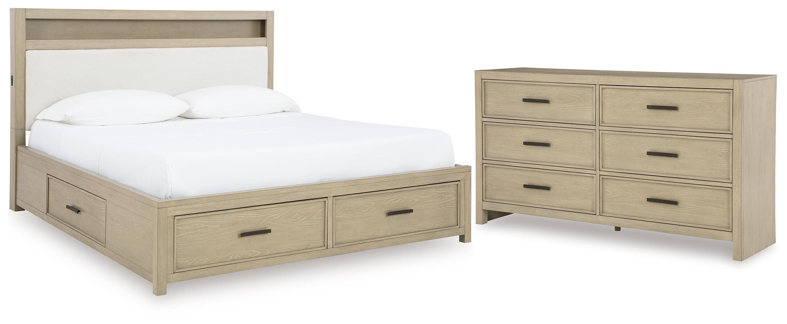 Calmoro Bookcase Bed Bedroom Set