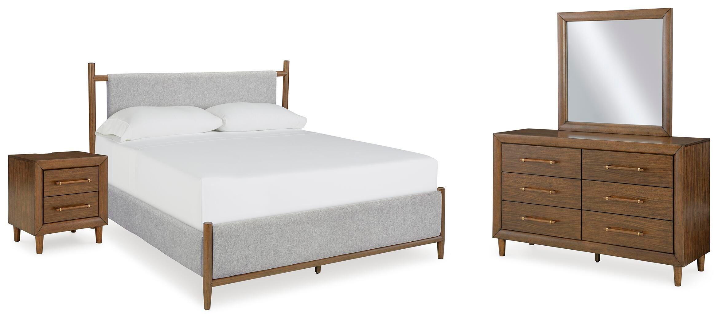Lyncott Upholstered Bed Bedroom Set