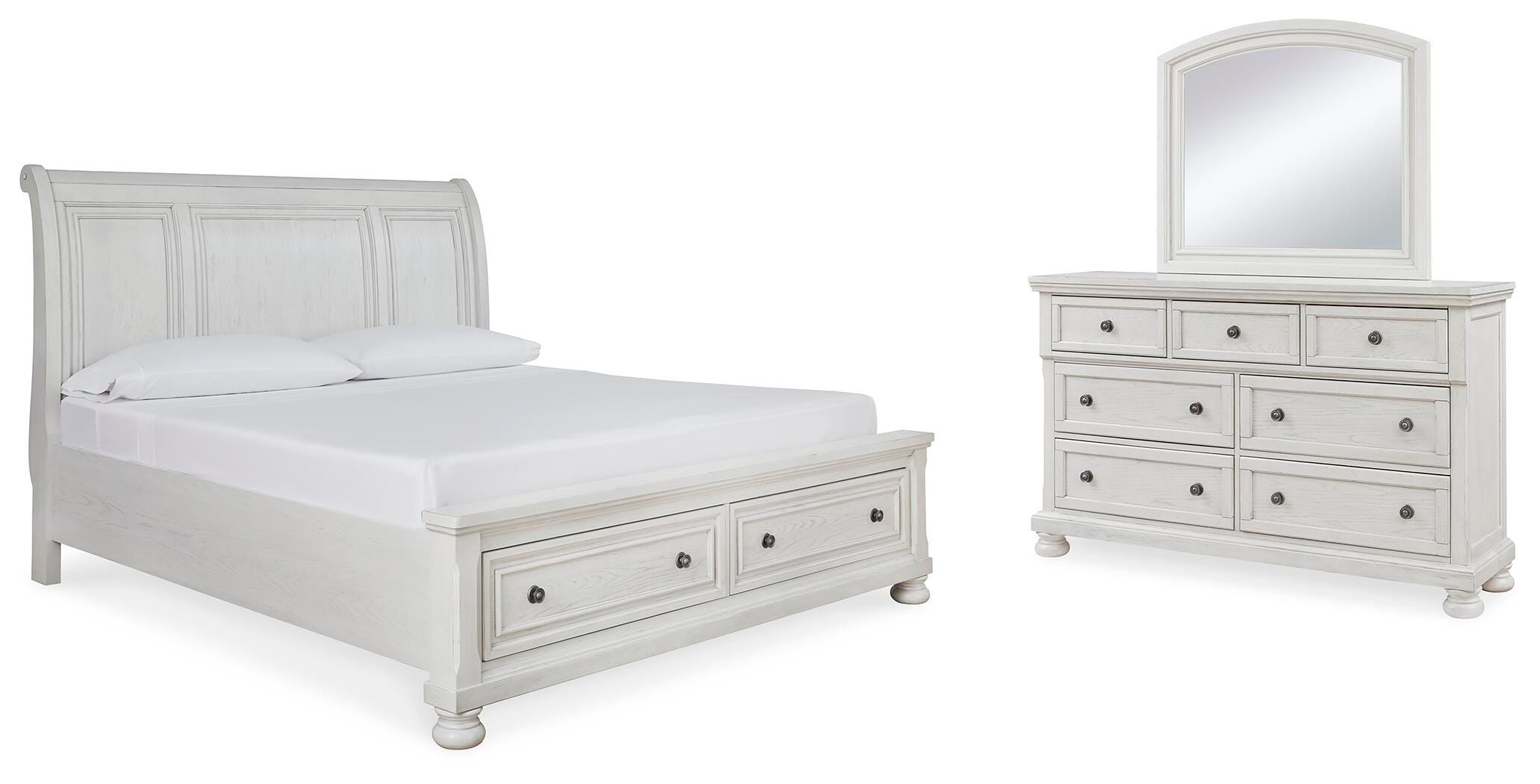 Robbinsdale Sleigh Bed Bedroom Set