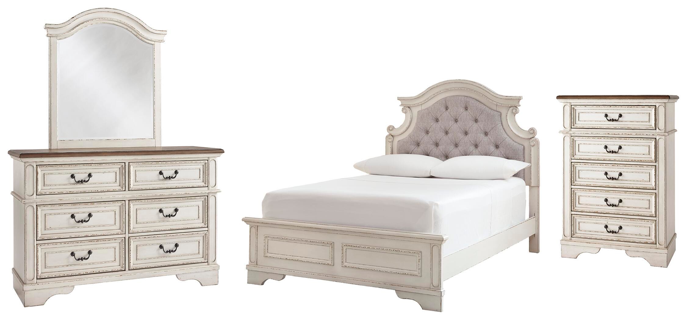Realyn Panel Bed Bedroom Set