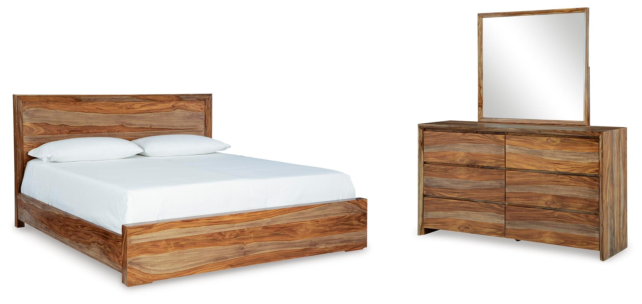 Dressonni Panel Bed Bedroom Set