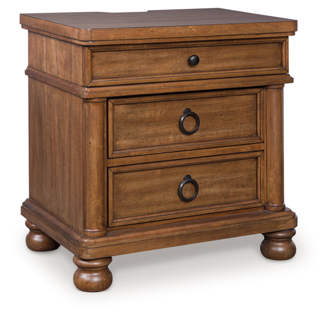 Chadworth Three Drawer Night Stand