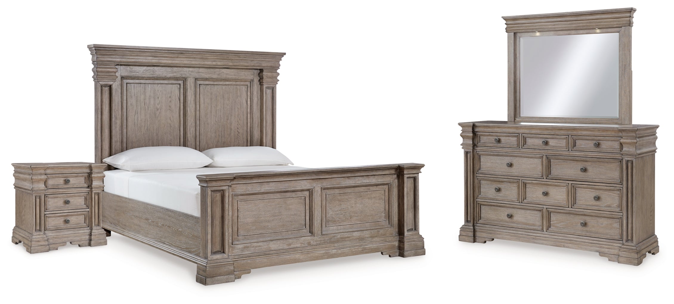 Blairhurst Panel Bed, Dresser, Mirror, Chest & Nightstand, Bedroom Set