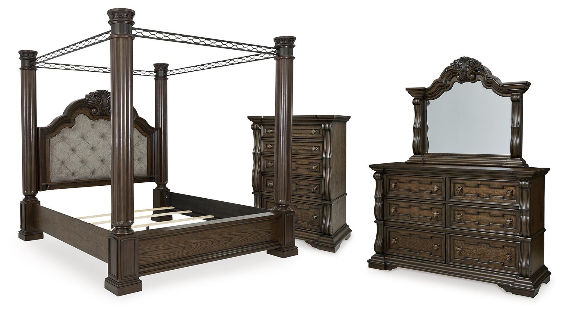 Maylee Canopy Bed Bedroom Set