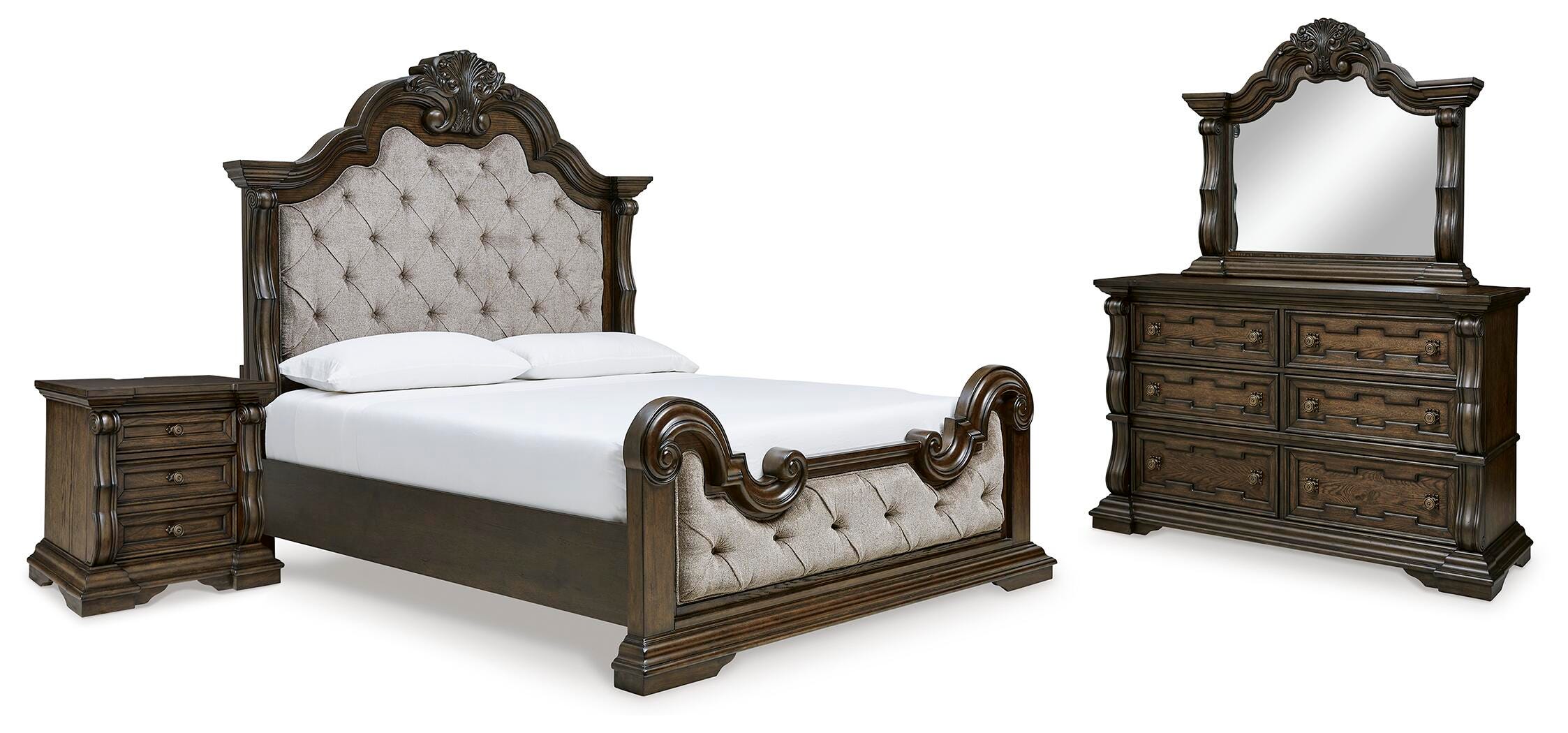 Maylee Upholstered Bed Bedroom Set