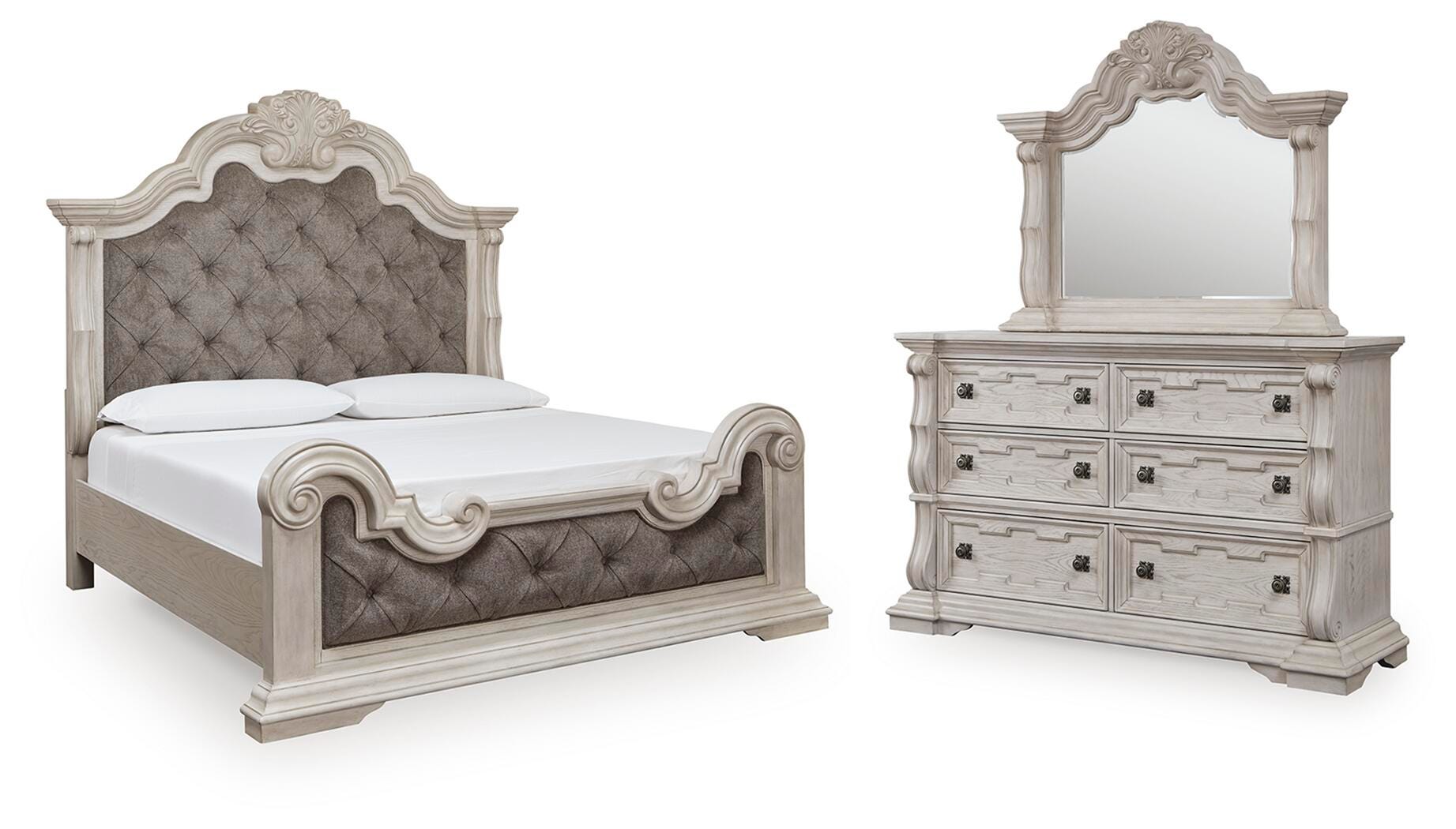 Bruchandi Upholstered Panel Bed Bedroom Set