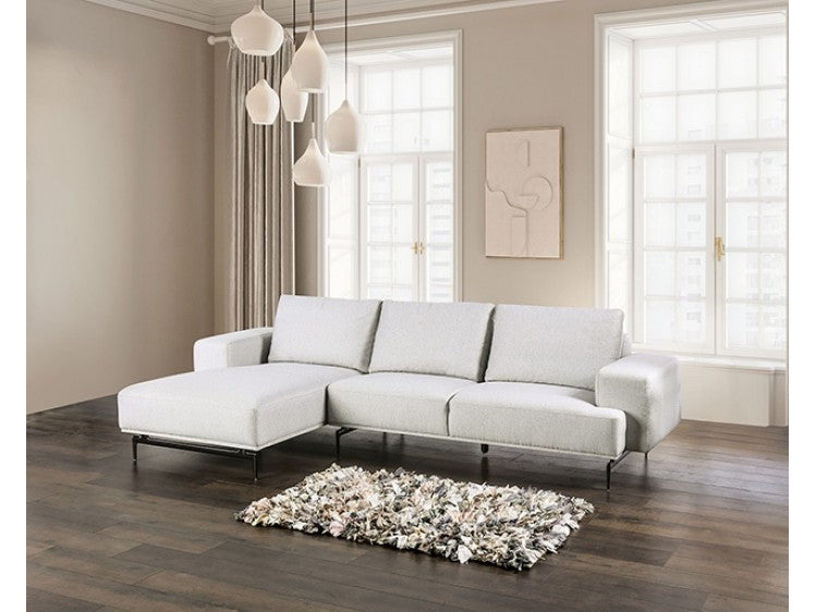 Baerum Light Gray Left Chaise Sectional