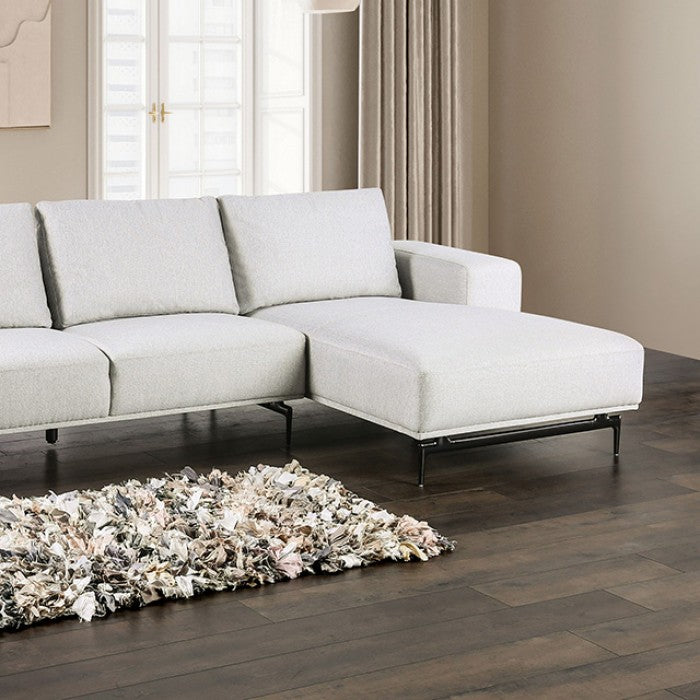 Baerum Light Gray Right Chaise Sectional