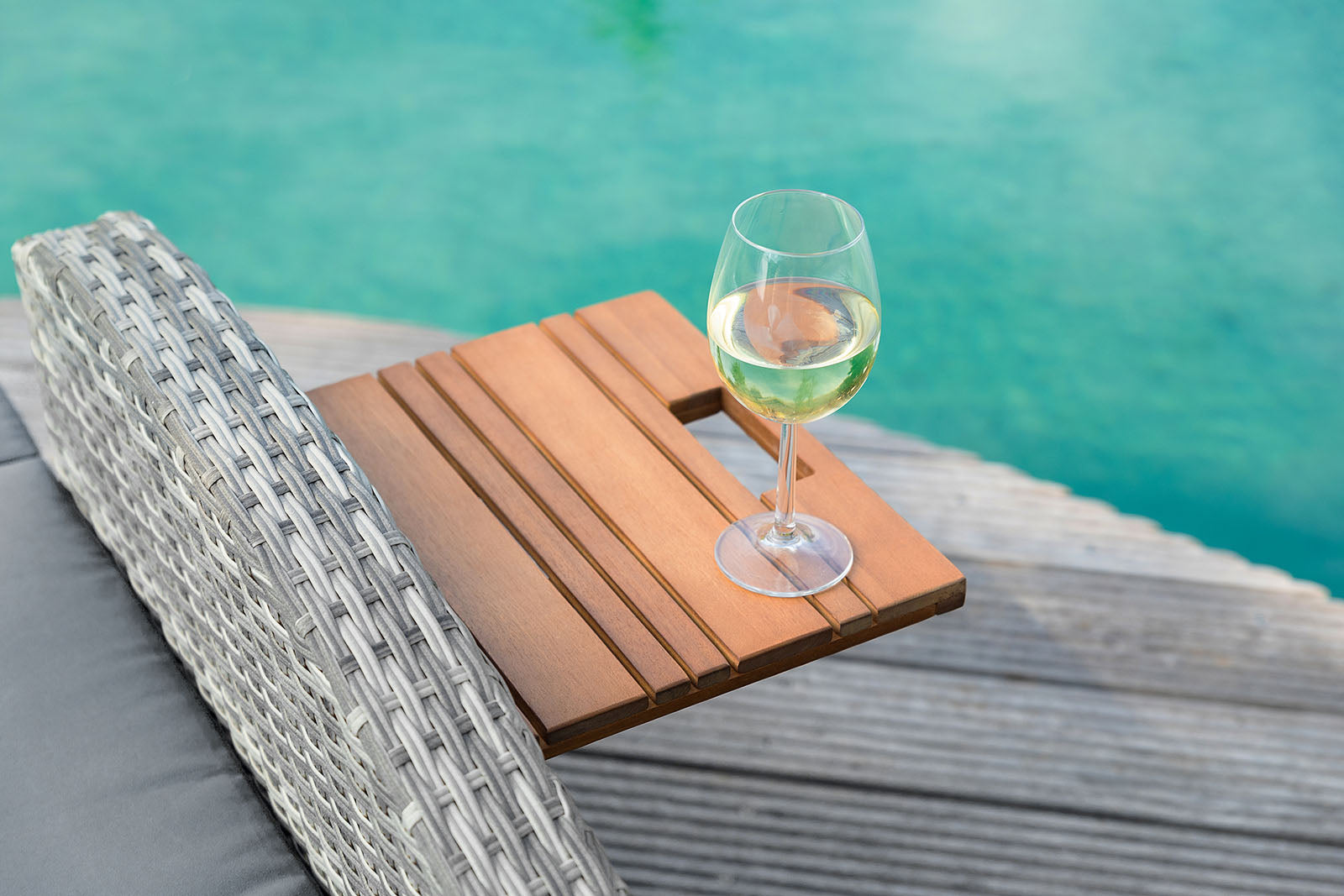 Bahia Tobago Gray Outdoor Chaise Lounge