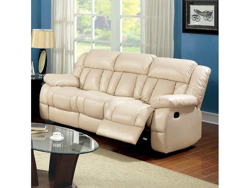 Barbado Ivory Sofa w/ 2 Recliners
