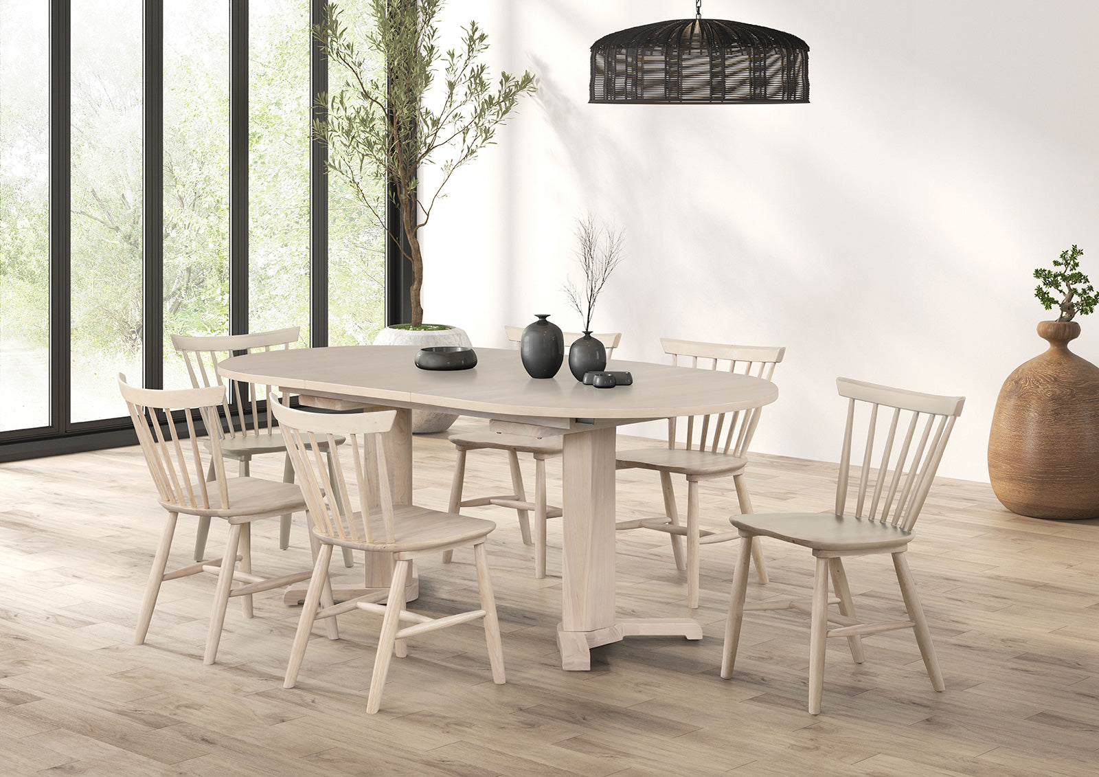 Beale White Oak Side Chair (Set of 2)